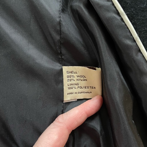 American Rag Wool Military Peacoat Black Size XS Very Thick High Quality - Picture 9 of 10